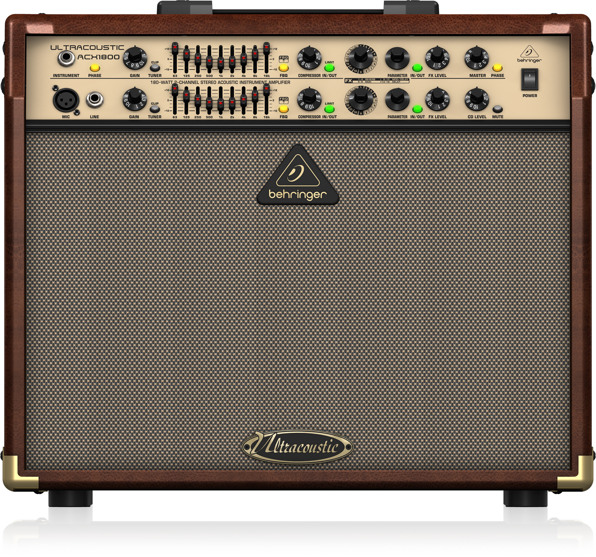 Behringer ACX1800 180 Watt 2 Channel Stereo Acoustic Instrument Amplifier