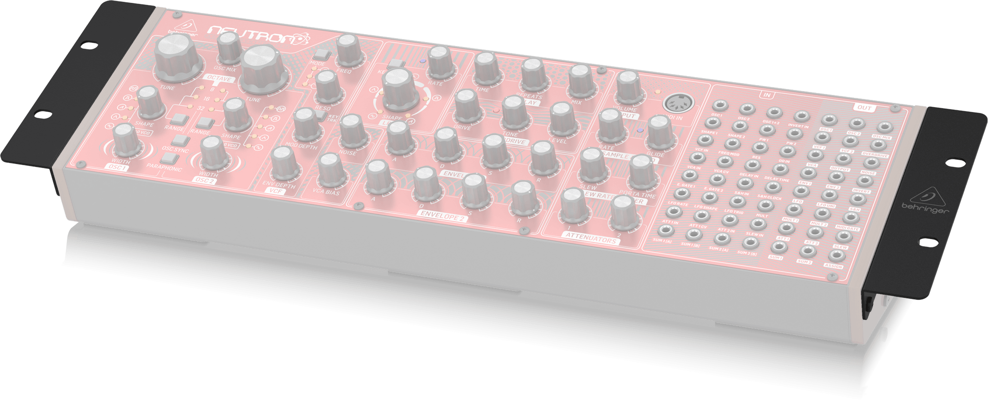 Behringer EURORACK EARS (80 HP) 19" Rack Ears for 80 HP Eurorack Chassis