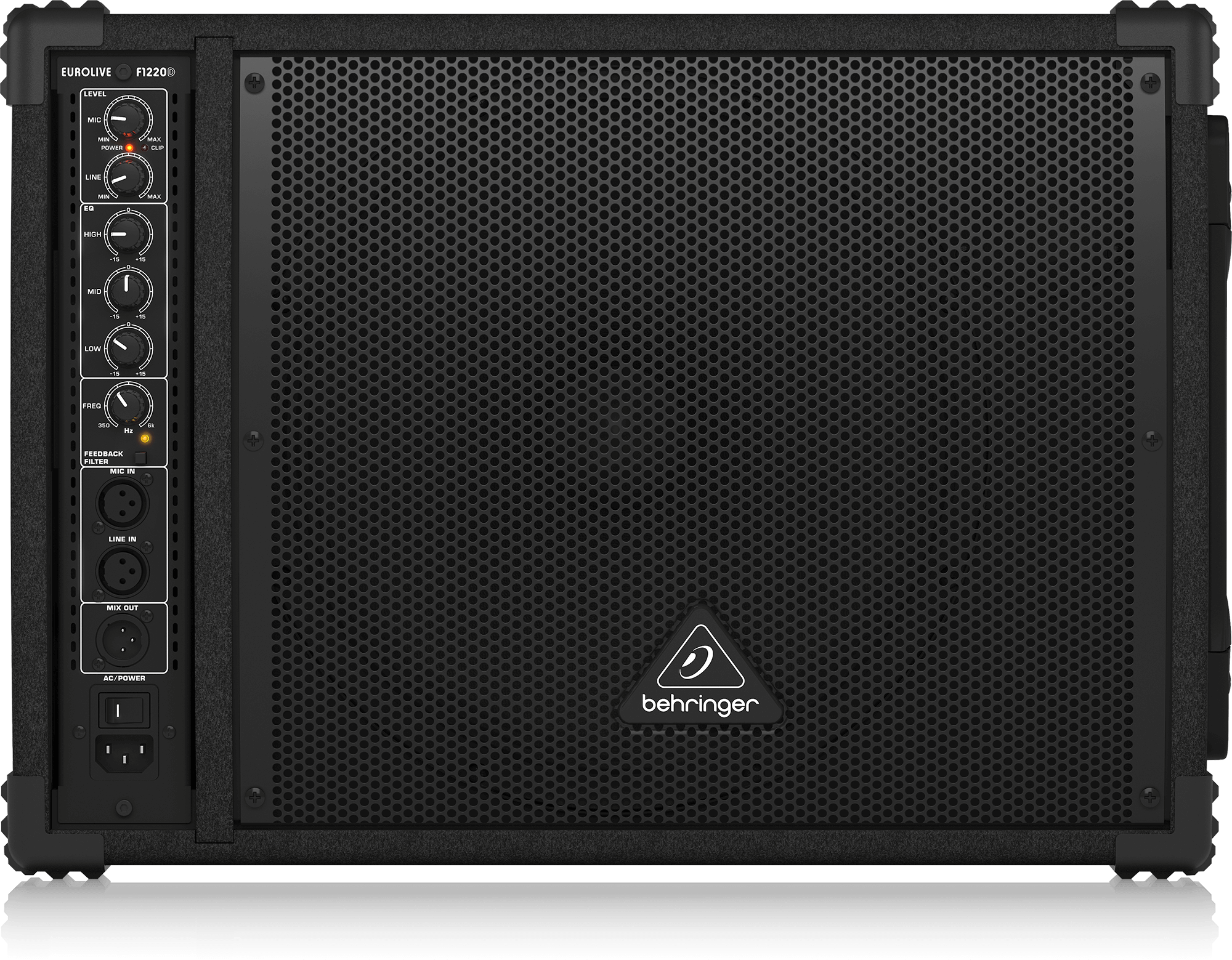 Behringer F1220D Bi-Amped 250 Watt Monitor Speaker System with 12" Woofer