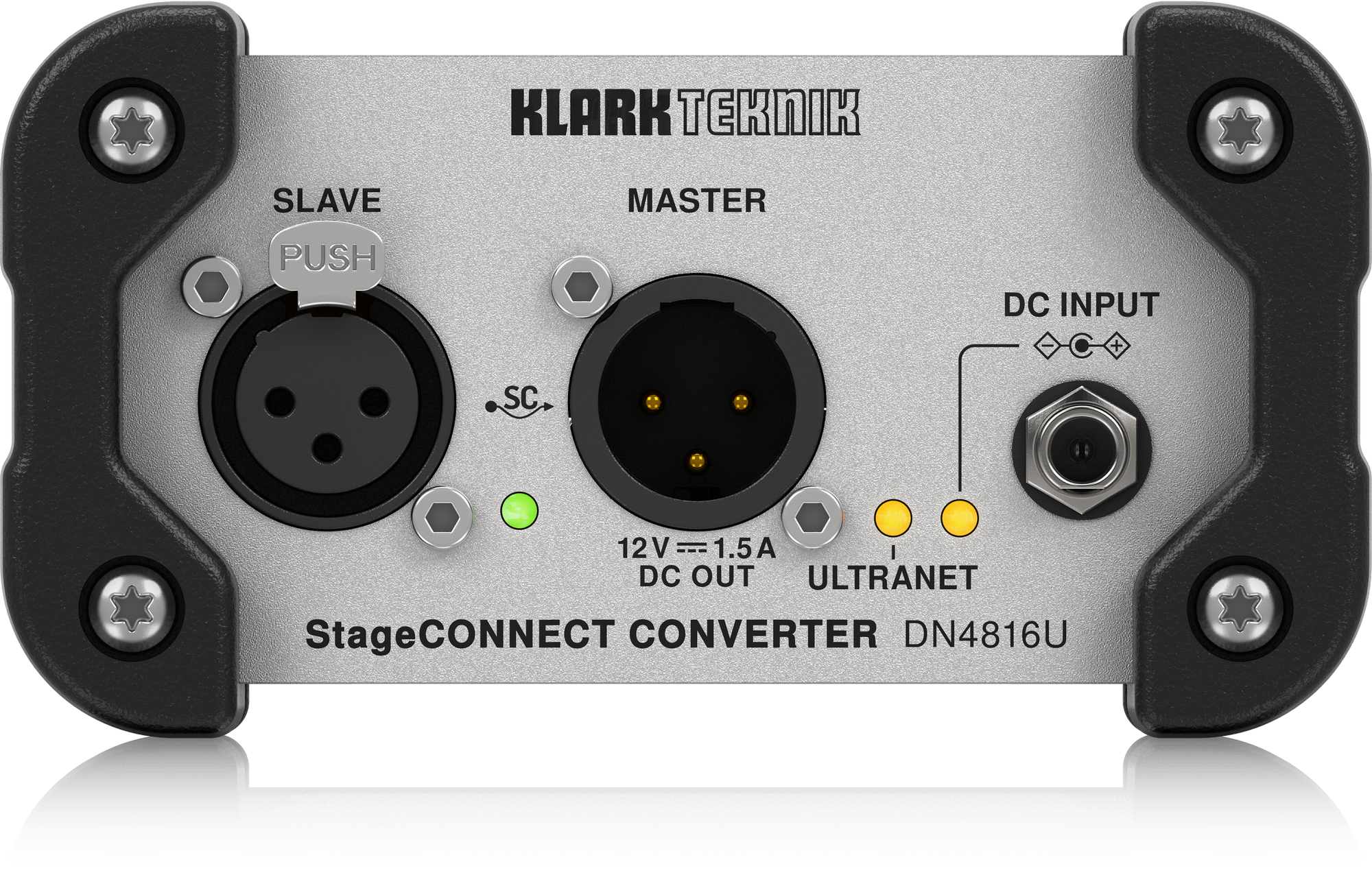 Klark Teknik DN4816U Bus-Powered StageCONNECT Interface Bridge with Multi-Channel USB I/O and Behringer Ultranet I/O