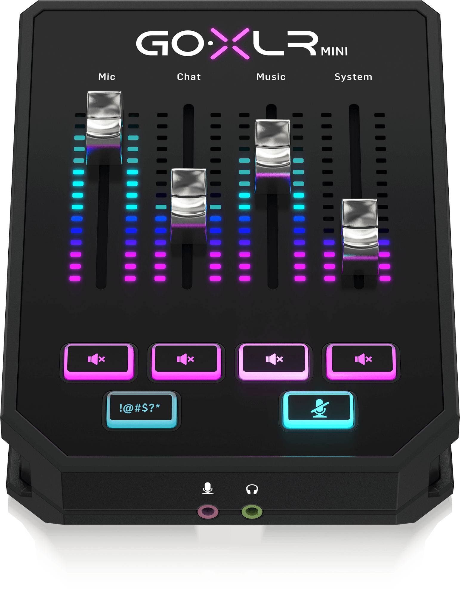 Tc Helicon GoXLR MINI Online Broadcast Mixer with USB/Audio Interface and Midas Preamp