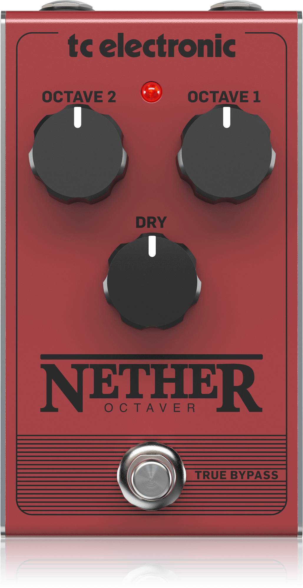 TC Electronic NETHER OCTAVER Classic All-Analog Octave Pedal with 1 or 2 Octaves Below Original for Adding Warm Deep Bottom End